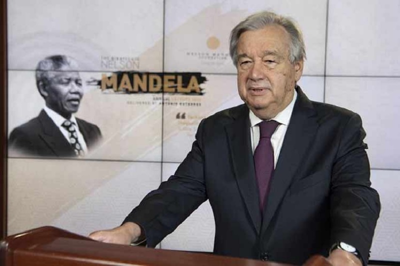 Le secrétaire général des Nations Unies évoque l’héritage de Nelson Mandela