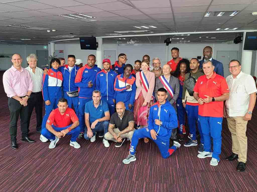 L’équipe de boxe cubaine a sa base d’entraînement en France